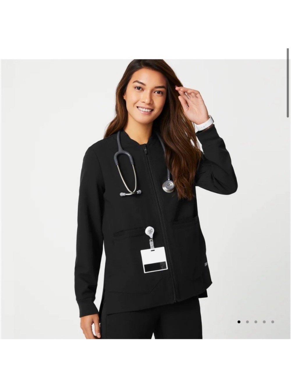 FIGS BELLERY WOMENS SMALL FIGS SCRUB JACKET